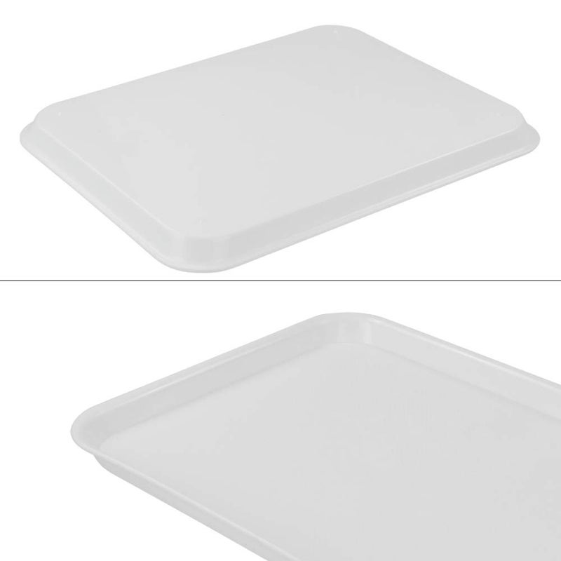 Jekiyo 6 Paks Serving Trays, Fast Food Tray for Restaurant, Home, White - Image 4